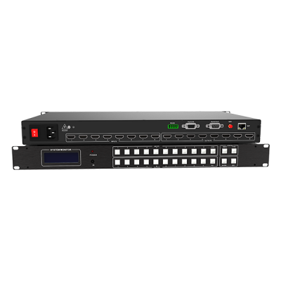 Kensence 4K 4x4 8x8 16x16 Matrix Switcher with IR control